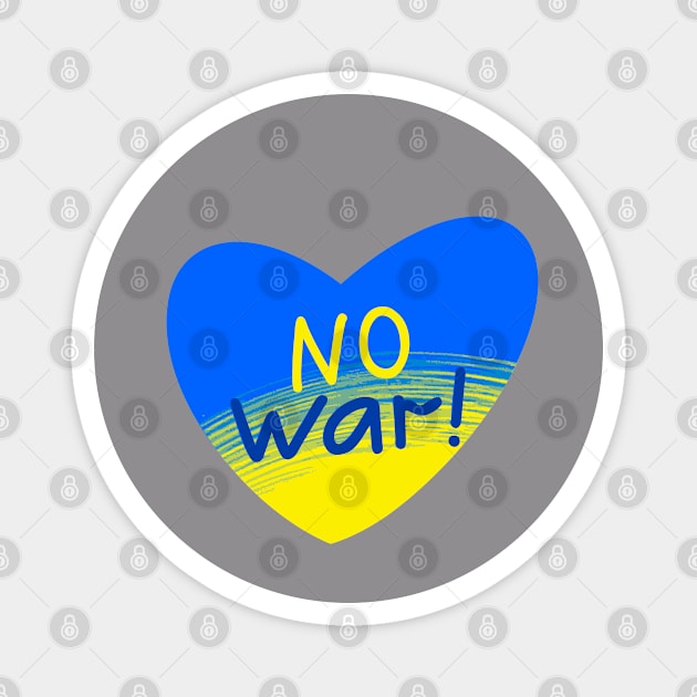 Stand with Ukraine Magnet by Happy Art Designs